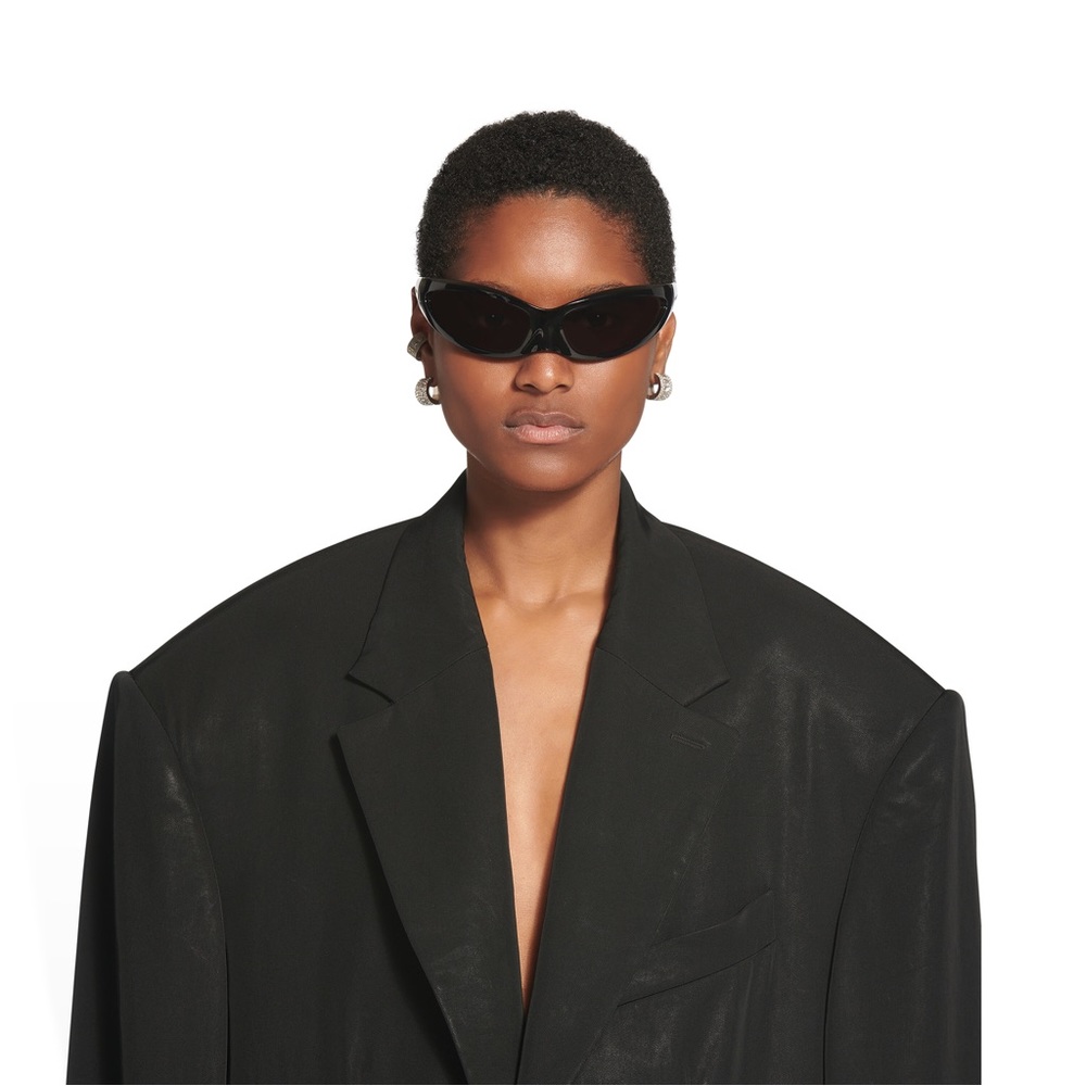 Balenciaga Skin Cat Sunglasses Black - Picture 6 of 7